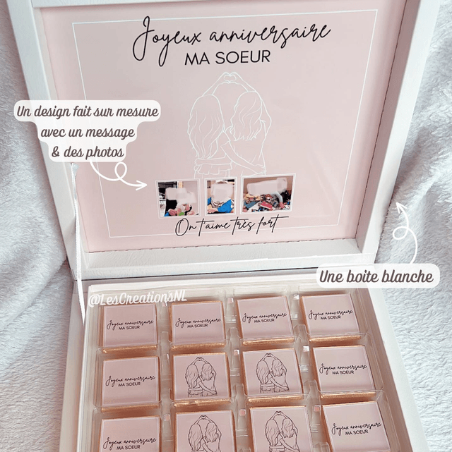 Boîte de chocolats - Anniversaire
