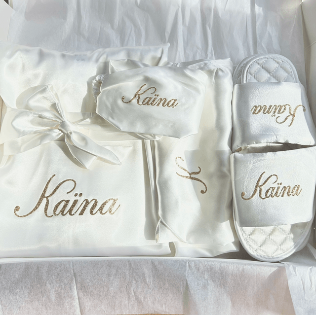 Coffret mariée en satin
