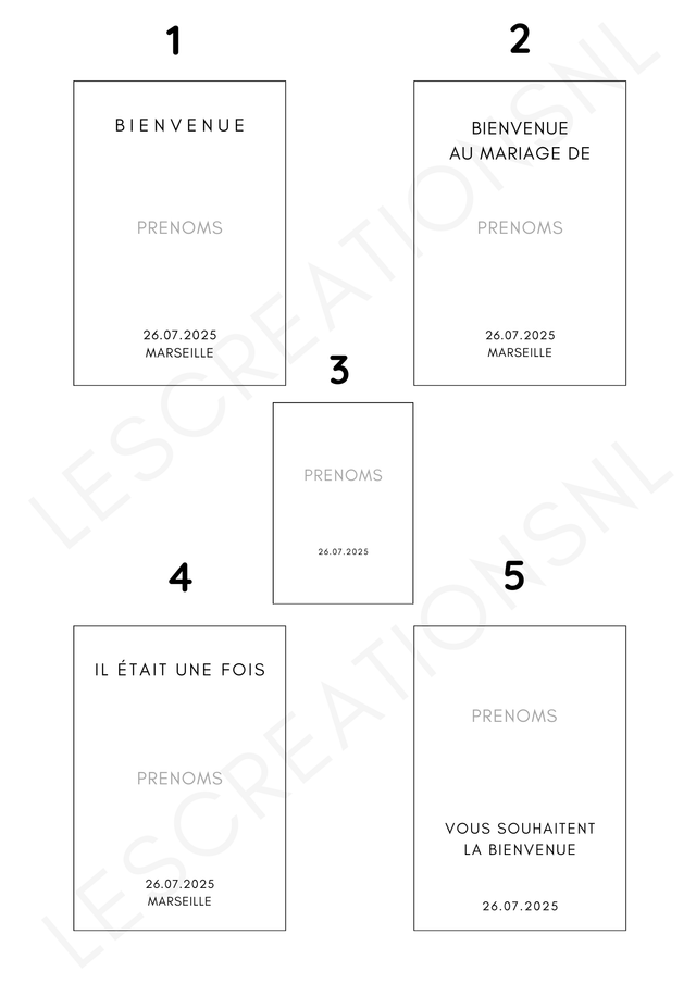Panneau rectangulaire