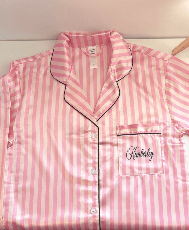 Pyjama femme satiné