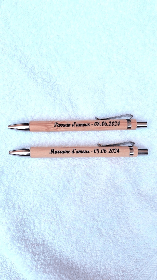 Stylos parrain et marraine