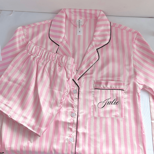 Pyjama femme satiné