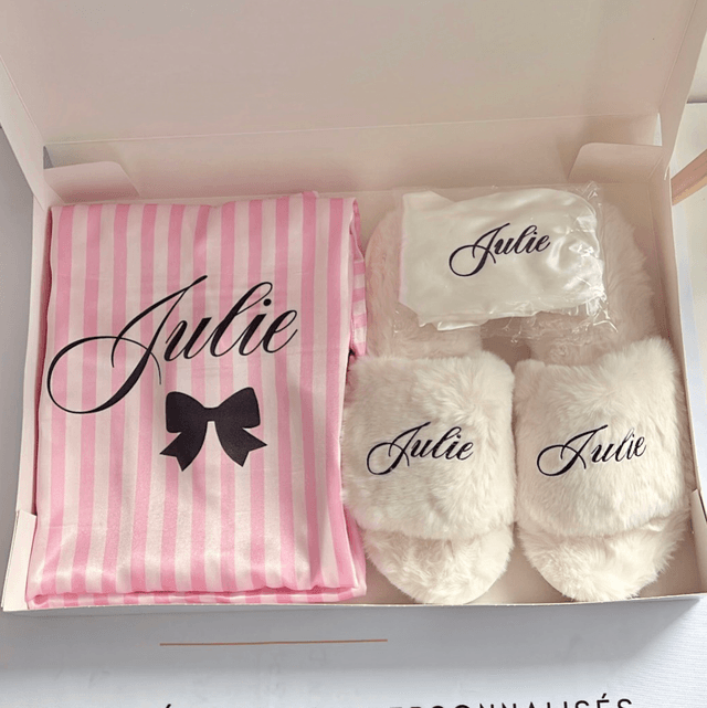 Pyjama femme satiné