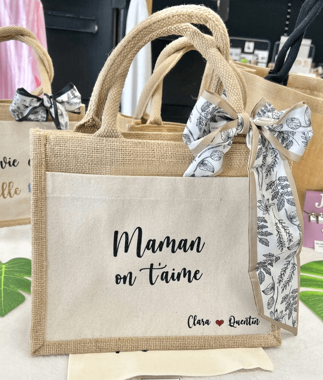 Petit sac en jute