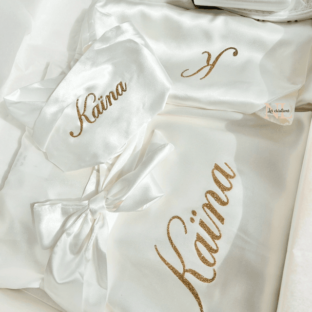 Coffret mariée en satin